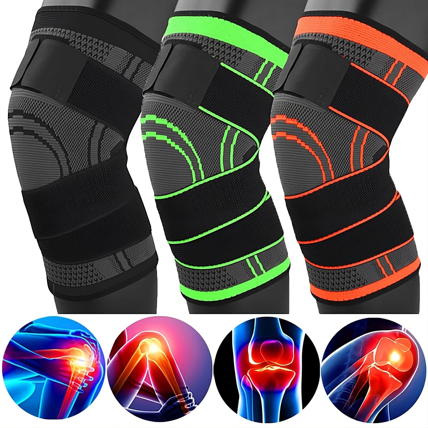 Size Adjustable Warm Knee Pad - Pain Relief Pads - Miraaj