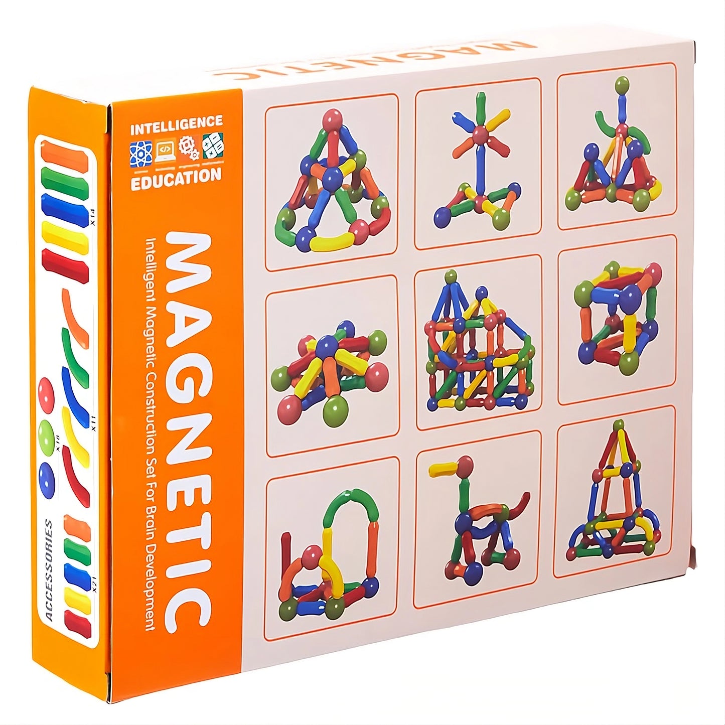 Magnetic Building Block Toy Set For Kids - Miraaj