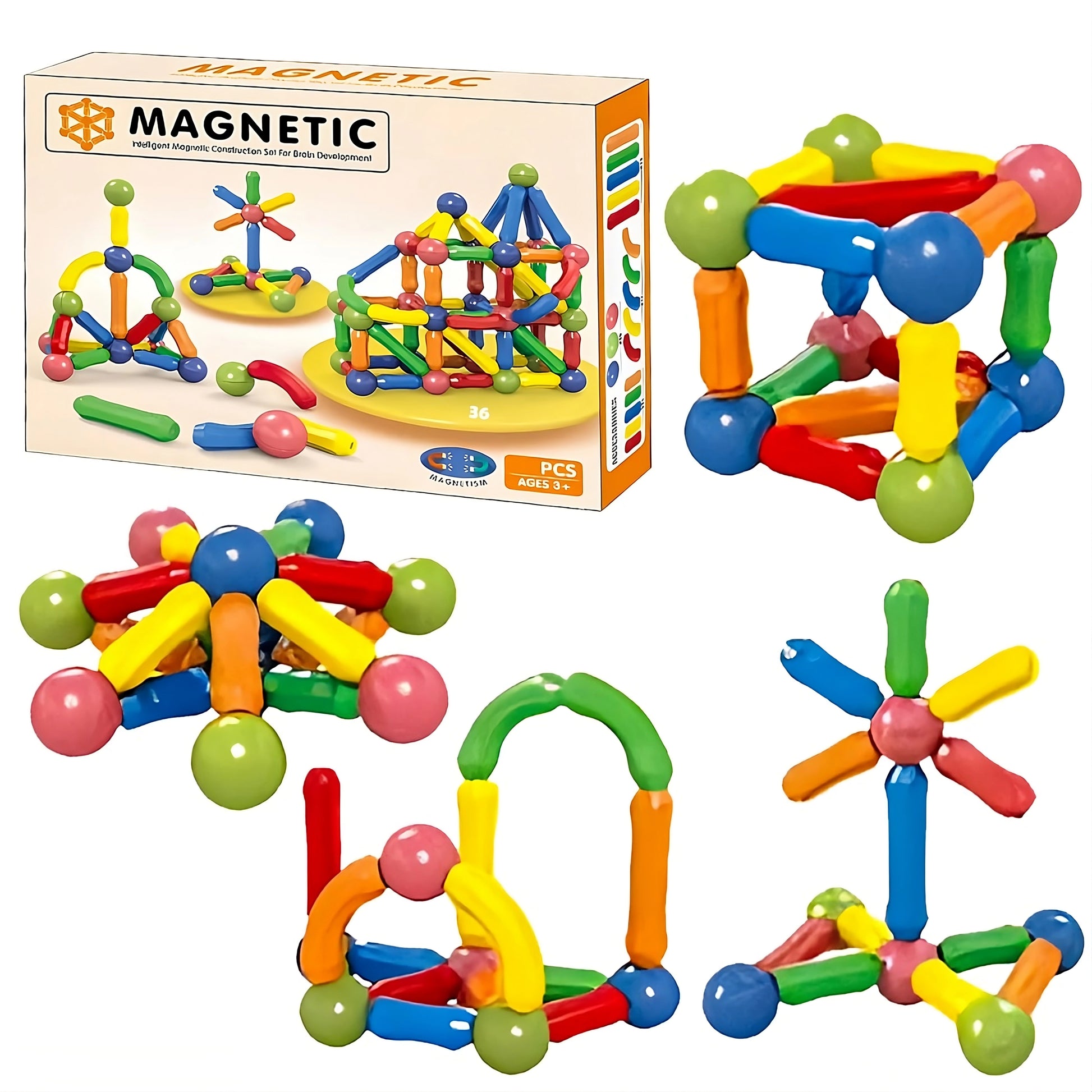 Magnetic Building Block Toy Set For Kids - Miraaj